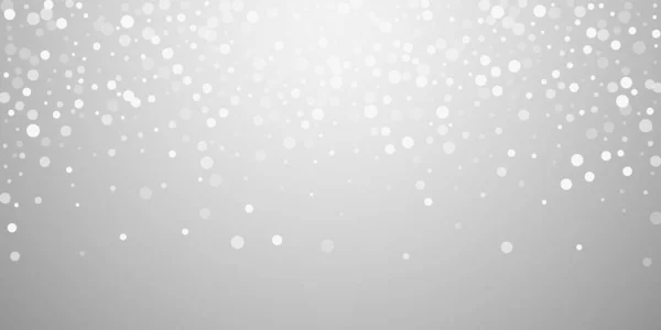 Vita prickar jul bakgrund. En subtil flygande sno — Stock vektor