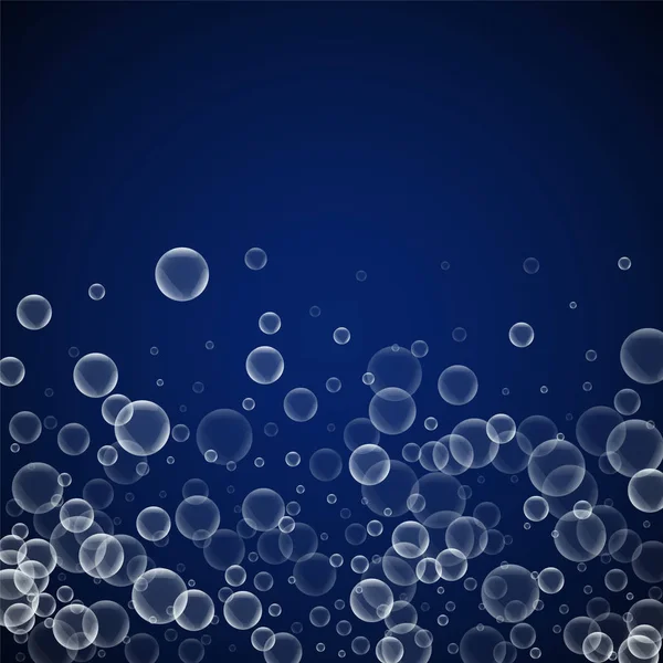 Rastgele sabun köpükleri soyut arkaplan oluşturur. Üfleme b
