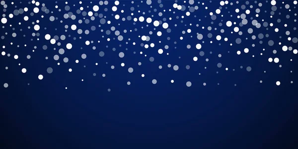 Белые точки Рождественский фон. Тонкая летающая сопля — стоковый вектор