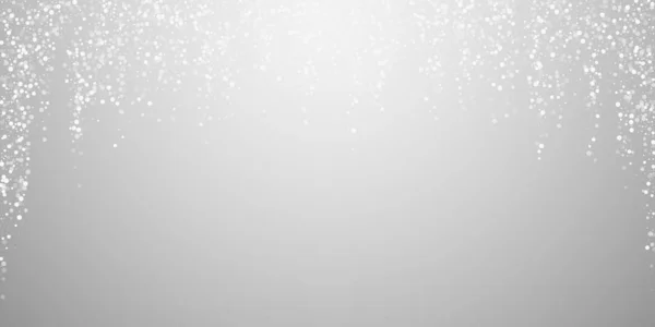 随机的白色点圣诞背景。狡猾的苍蝇 — 图库矢量图片