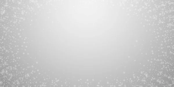 Beautiful glowing snow Christmas background. Subtl — Stock Vector