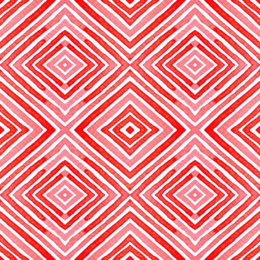 Pembe kırmızı Geometrik Suluboya. Zarif Kusursuz P