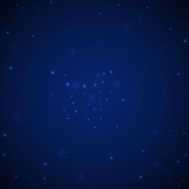 Kıvılcımlar saçan karlı Noel arkaplanı. İnce f