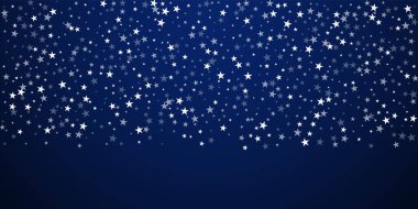 Yılbaşı arka planında rastgele düşen yıldızlar. İnce. 