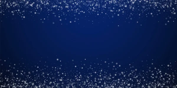 Beau fond de Noël chute de neige. Fl subtil — Image vectorielle