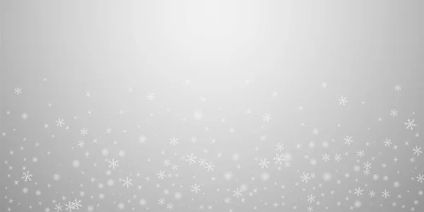 Sparsam glödande snö jul bakgrund. Subtila f — Stock vektor