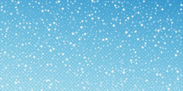 Random falling stars Christmas background. Subtle — Stock Vector