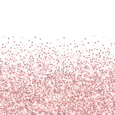 Pembe altın parıltılı lüks konfeti. Scatt.