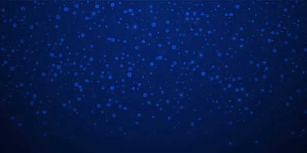 魔法の星ランダムクリスマスの背景。潜水艦 — ストックベクタ