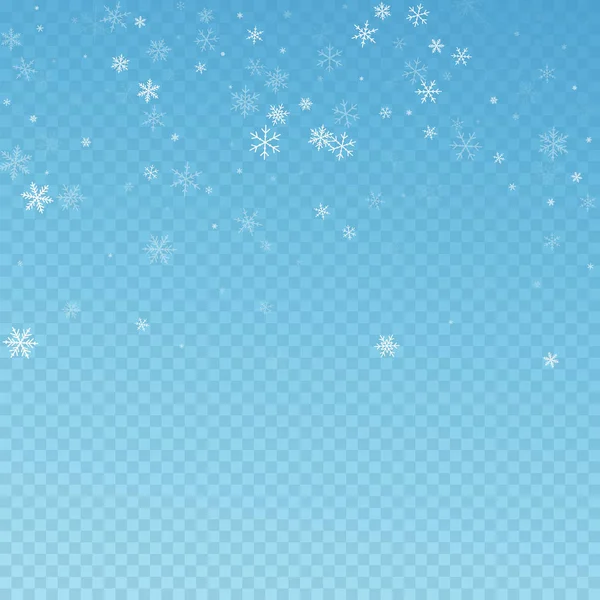 Escasa nevada Fondo de Navidad. Flyin sutil — Archivo Imágenes Vectoriales