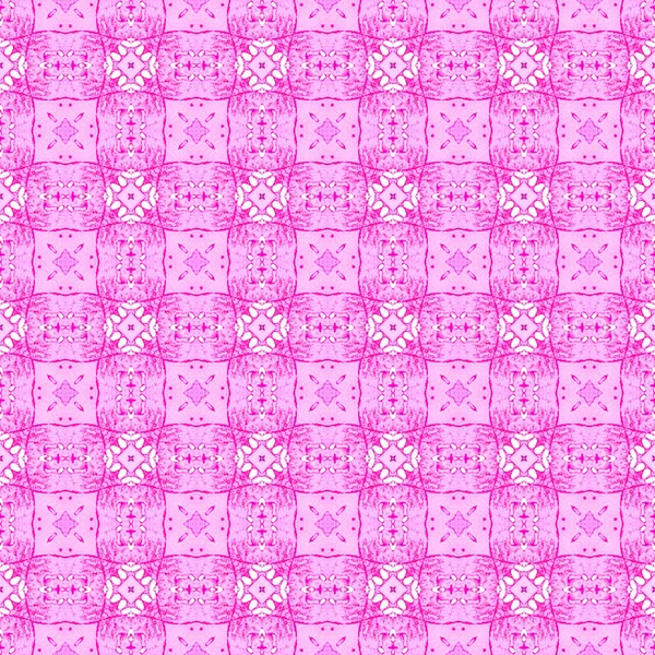 Розовый геометрический бесшовный рисунок. Ручная рисованная вода — стоковое фото