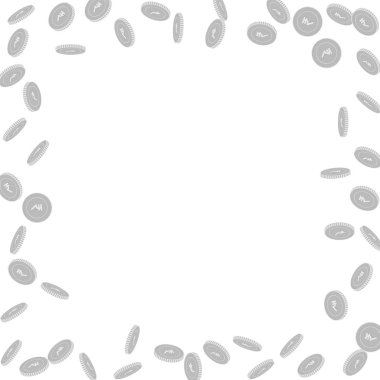 Hint paralarının düşüşü. Dağınık siyah ve...