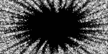 Köpüklü gümüş konfeti. Scatte