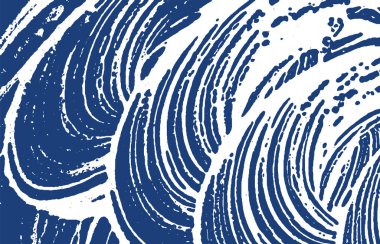 Grunge dokusu. Üzüntü çivit pürüzü. Encha.