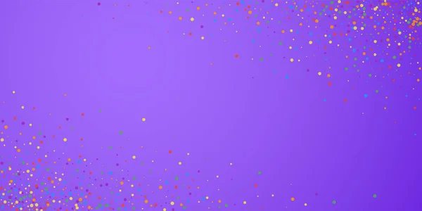 Confete festivo. Estrelas de celebração. Arco-íris confe — Vetor de Stock