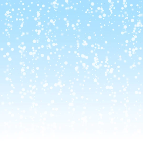 Beautiful falling snow Christmas background. Subtl — Stock Vector