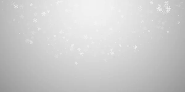 Спаржа снігопад Різдвяний фон. Тонкий мухолов — стоковий вектор