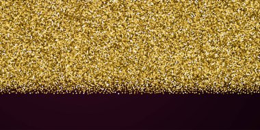 Yuvarlak altın parıltılı lüks konfeti. Dağılın