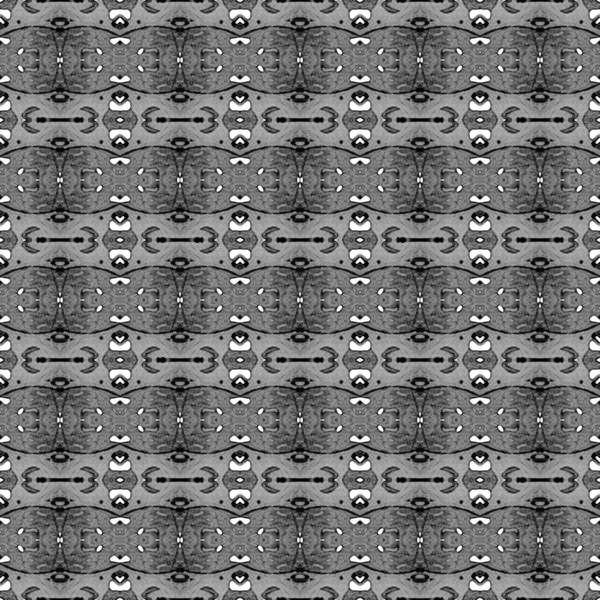 Černobílý geometrický vzor. Ruka d — Stock fotografie