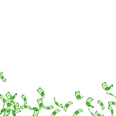 Amerikan dolarları düşüyor. Kısıtlı Amerikan dolarları