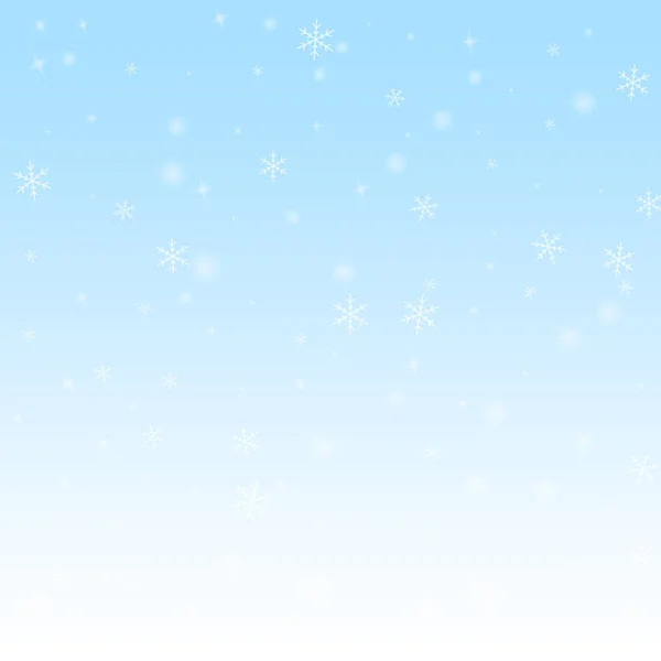 Sparse λαμπερό χιόνι Χριστούγεννα φόντο. Λεπτό f — Διανυσματικό Αρχείο