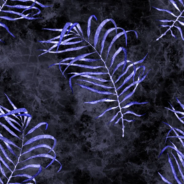 Trópusi varrat nélküli mintát. Akvarell csapkodó Pál — Stock Fotó