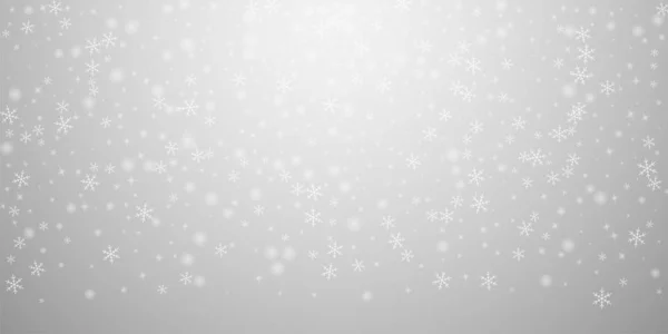 Esparso brilhante neve fundo de Natal. Subtil f —  Vetores de Stock