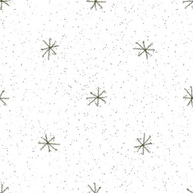 El Tarağı Gri Kar Taneleri Noelde Kusursuz Patt