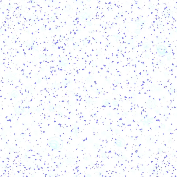 Copos de nieve azules dibujados a mano Christmas Seamless Patt — Foto de Stock