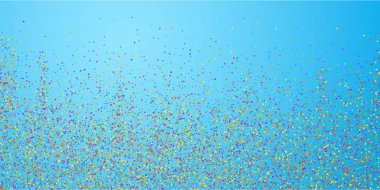 Şenlikli konfeti. Kutlama yıldızları. Renkli konfeksiyon