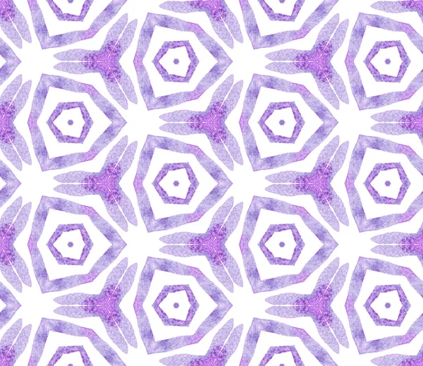 Lila Kaleidoskop nahtlose Muster. handgezeichnet w — Stockfoto