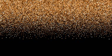 Kırmızı yuvarlak altın parıltılı lüks konfeti. 