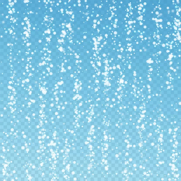 Amazing falling snow Christmas background. Subtle — Stock Vector