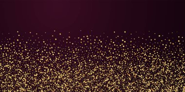 Altın konfeti konfeti konfetisi. Dağınık