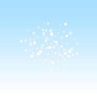 Beyaz noktalar Noel arkaplanı. İnce uçan sno