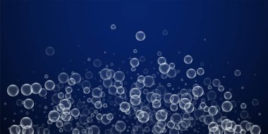 Rastgele sabun köpükleri soyut arkaplan oluşturur. Üfleme b