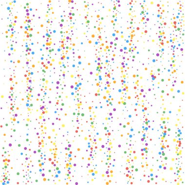 Şenlikli konfeti. Kutlama yıldızları. Gökkuşağı confe