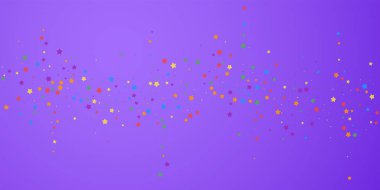 Şenlikli konfeti. Kutlama yıldızları. Neşeli yıldızlar 