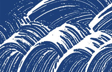 Grunge dokusu. Üzüntü çivit pürüzü. Encha.