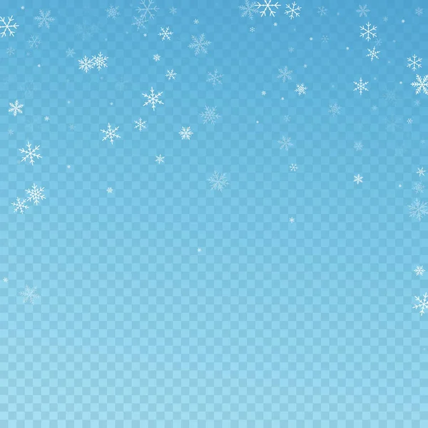Escasa nevada Fondo de Navidad. Flyin sutil — Archivo Imágenes Vectoriales