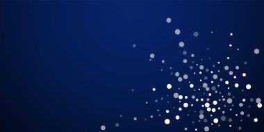 Beyaz noktalar Noel arkaplanı. İnce uçan sno