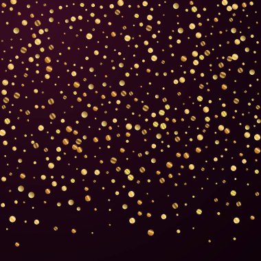 Nadir bulunan altın konfeti konfeti konfetisi. Kare