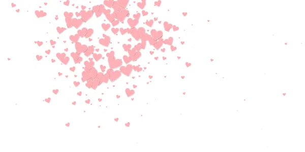 Il cuore rosa ama i confetti. San Valentino explosi — Vettoriale Stock