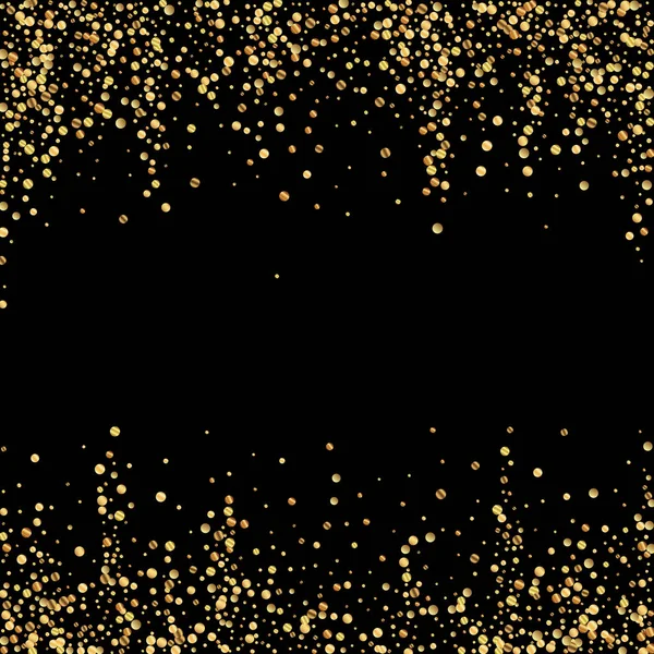 Altın konfeti konfeti konfetisi. Dağınık
