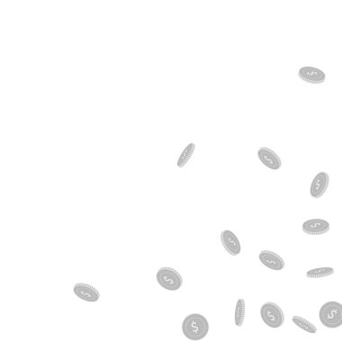 Amerikan dolarları düşüyor. Dağınık siyah ve--