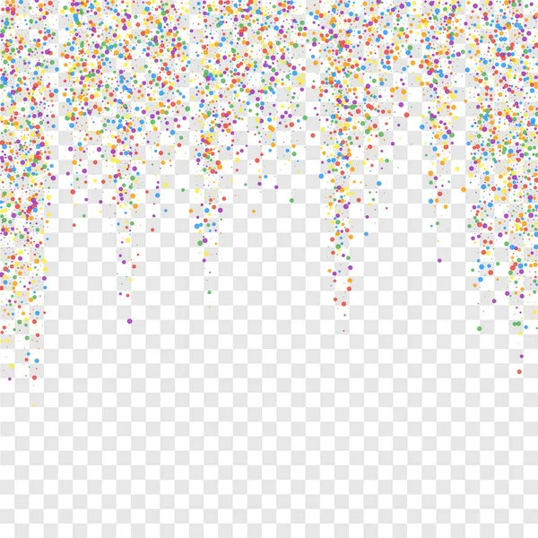 Confeti festivo. Estrellas de celebración. Conf colorido — Vector de stock