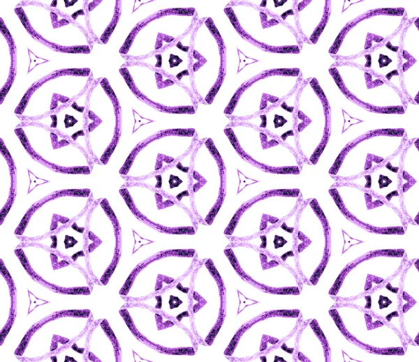 Purple summer seamless pattern. Hand drawn waterco — Stock Photo, Image