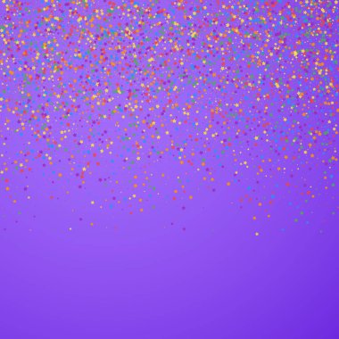 Şenlikli konfeti. Kutlama yıldızları. Çocuksu hapishane.