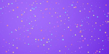 Şenlikli konfeti. Kutlama yıldızları. Renkli yıldız