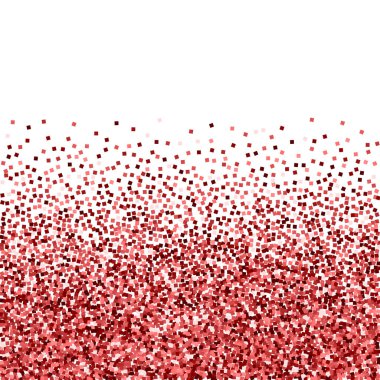 Kırmızı altın parıltılı lüks konfeti. Scatte